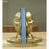 Abstract Human Face Bookend