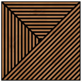 NWF-272D2 Teak Wood – Pinewood Wall Panels