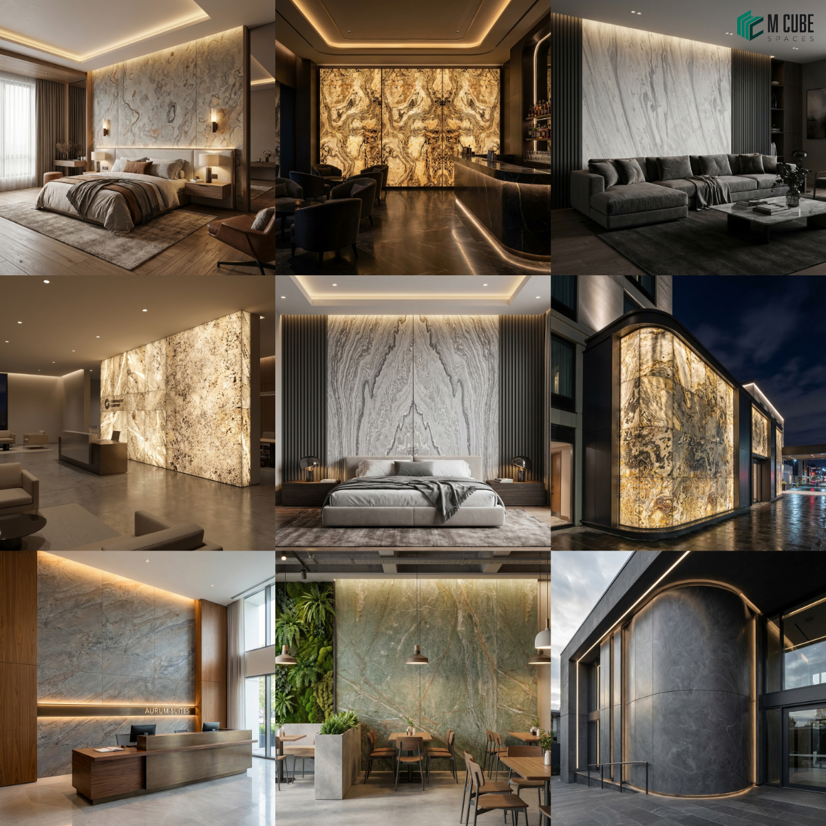 Stone Veneers Explained: Natural, Translucent &amp; Book-Matched Applications