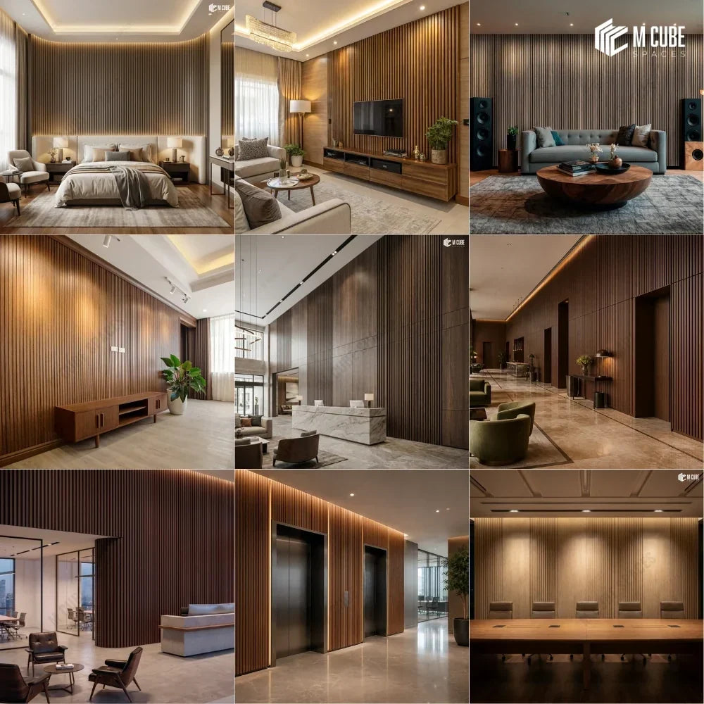 MDF Louvers & Fluted Panels for Corporate, Commercial and Hospitality Interiors