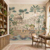 MWA-LWZ-225 | Royal Tour Wallpaper for Living Room & Foyer Interiors | 10.76 Sq. Ft. | 1 m × 1 m Roll