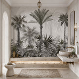 MWA-LWZ-235 | Palm Haven Wallpaper for Living Room & Resort Interiors | 10.76 Sq. Ft. | 1 m × 1 m Roll