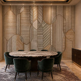 MWA-LWZ-344 | Textured Harmony (Sand) Wallpaper for Living Room & Office Interiors | 10.76 Sq. Ft. | 1 m × 1 m Roll
