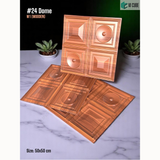 W1 24 Dome (50cm x 50cm) 3D PVC Wall Panel