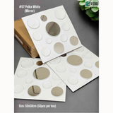 White Mirror 07 Polka (50cm x 50cm) 3D PVC Wall Panel