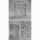 MCS-GB-108 Decorative Glass Brick for Light Diffusing Walls and Partitions