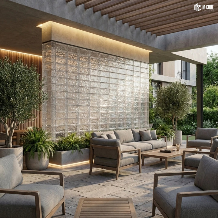 MCS-GB-104 Decorative Glass Brick for Light Diffusing Walls and Partitions inspiration