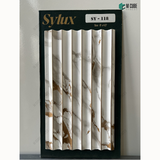 Sylux 118 Marble & Stone Charcoal Louver Panel – 8 Ft x 4.5 Inch