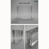 MCS-GB-109 Decorative Glass Brick for Light Diffusing Walls and Partitions