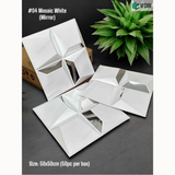 White Mirror 04 Mosaic (50cm x 50cm) 3D PVC Wall Panel