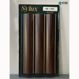 Sylux 125 Wood Finish Charcoal Louver Panel – 8 Ft x 4.5 Inch