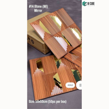 W1 Mirror 14 Stone (50cm x 50cm) 3D PVC Wall Panel