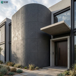 Architectural Flexistone Cladding for a Contemporary Villa Facade