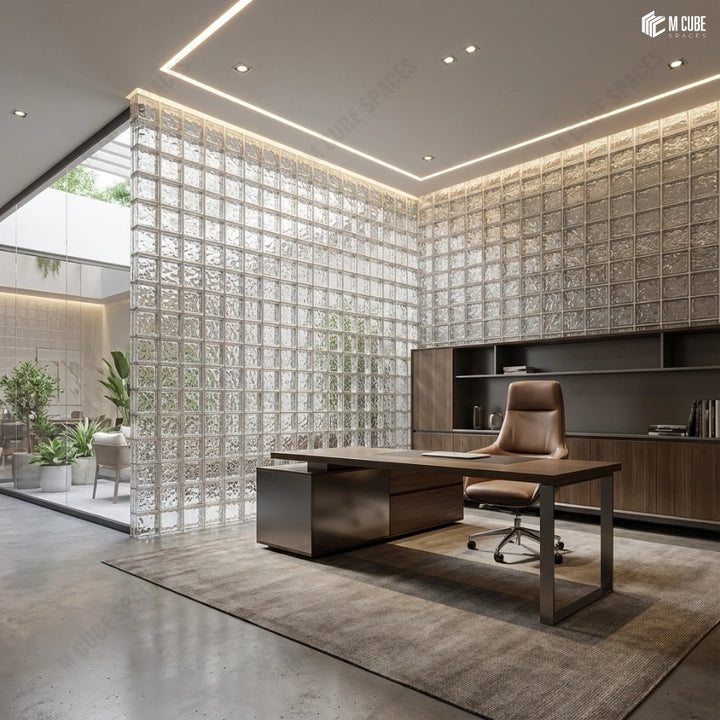 MCS-GB-105 Decorative Glass Brick for Light Diffusing Walls and Partitions inspiration