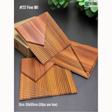 W1 22 Fin (50cm x 50cm) 3D PVC Wall Panel
