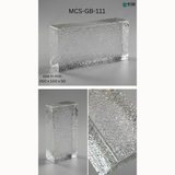 MCS-GB-111 Decorative Glass Brick for Light Diffusing Walls and Partitions