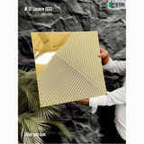 CG Mirror 17 Louver (50cm x 50cm) 3D PVC Wall Panel