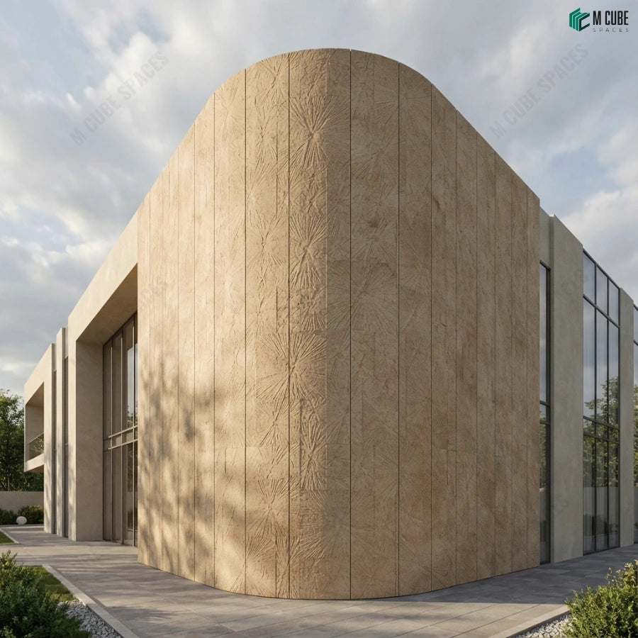 Architectural Flexistone Cladding Elevating a Modern Commercial Facade -  inspiration