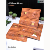 W1 Mirror 24 Dome (50cm x 50cm) 3D PVC Wall Panel