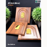 W1 Mirror 21 Arch (50cm x 50cm) 3D PVC Wall Panel