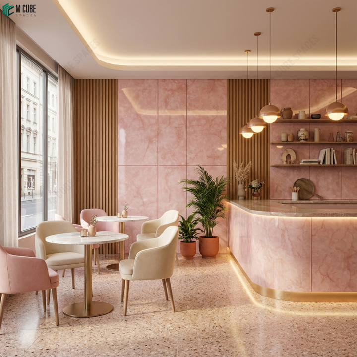 Pink Marble Acrylic Laminate – MAC-VLJ-123 – 8x4 ft – 1.5mm inspiration
