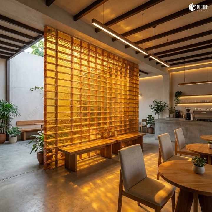 MCS-GB-107 Decorative Glass Brick for Light Diffusing Walls and Partitions inspiration