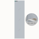 MLV-UME-104 Premium Flexible Louvers – HDHMR Backing, PVC Finish
