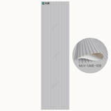 MLV-UME-108 Premium Flexible Louvers – HDHMR Backing, PVC Finish
