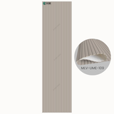 MLV-UME-109 Premium Flexible Louvers – HDHMR Backing, PVC Finish