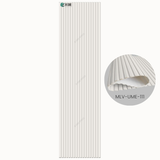 MLV-UME-111 Premium Flexible Louvers – HDHMR Backing, PVC Finish