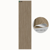 MLV-UME-113 Premium Flexible Louvers – HDHMR Backing, PVC Finish