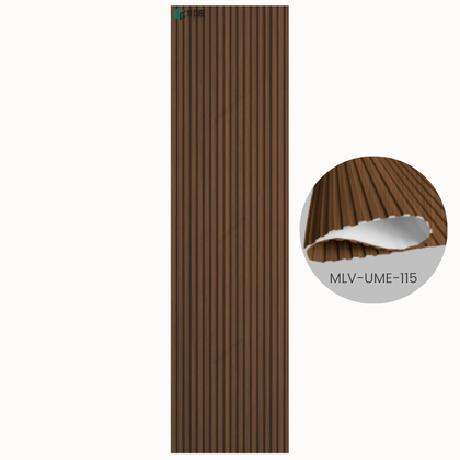MLV-UME-115 Premium Flexible Louvers – HDHMR Backing, PVC Finish