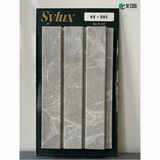 Sylux 201 Marble & Stone Charcoal Louver Panel – 8 Ft x 4.5 Inch