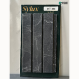 Sylux 202 Marble & Stone Charcoal Louver Panel – 8 Ft x 4.5 Inch