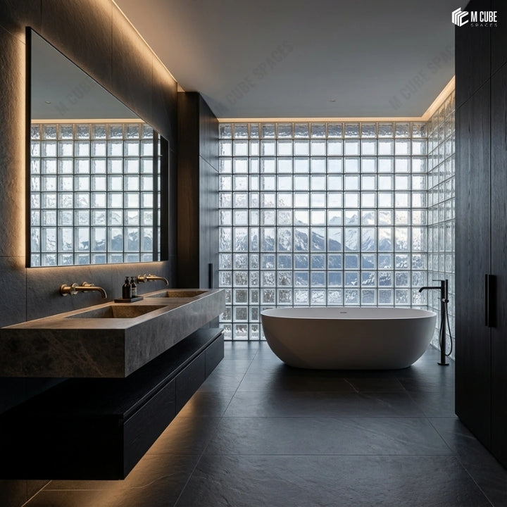MCS-GB-109 Decorative Glass Brick for Light Diffusing Walls and Partitions inspiration