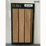 Sylux 211 Wood Finish Charcoal Louver Panel – 8 Ft x 4.5 Inch