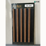 Sylux 216 Wood Finish Charcoal Louver Panel – 8 Ft x 4.5 Inch