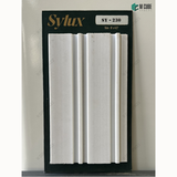 Sylux 230 Solid Colour Charcoal Louver Panel – 8 Ft x 4.5 Inch