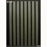 Charcoal Louvers – 243 – Designer Look – 8ft x 4.5in