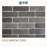 Old Brick Cladding – Gris – 2.5 x 8.5 in – 18-20mm