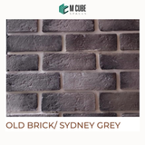 Old Brick Cladding – Sydney Grey – 2.5 x 8.5 in – 18-20mm
