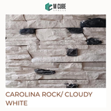 Carolina Rock Cladding – Cloudy White – 40mm