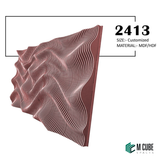 3D Parametric MDF/HDF Wall Panel – Customisable Size | 2413