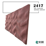 3D Parametric MDF/HDF Wall Panel – Customisable Size | 2417