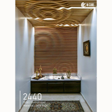 3D Parametric MDF/HDF Wall Panel – Customisable Size | 2440