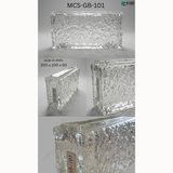 MCS-GB-101 Decorative Glass Brick for Light Diffusing Walls and Partitions