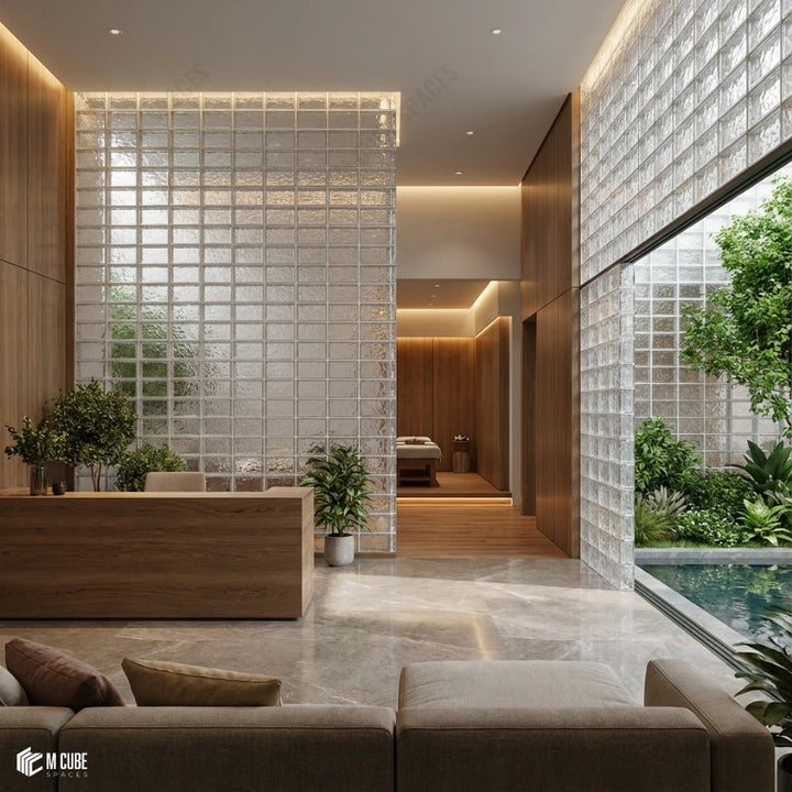 MCS-GB-100 Decorative Glass Brick for Light Diffusing Walls and Partitions inspiration