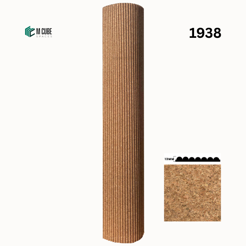 Flexible MDF Louver with Cork Finish – 1938 – M Cube Spaces