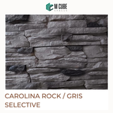 Carolina Rock Cladding – Gris Selective – 40mm