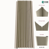 Metaluxe Metal MLV-VGL-106 Louver Panel - 9.5 ft x 4.6 in